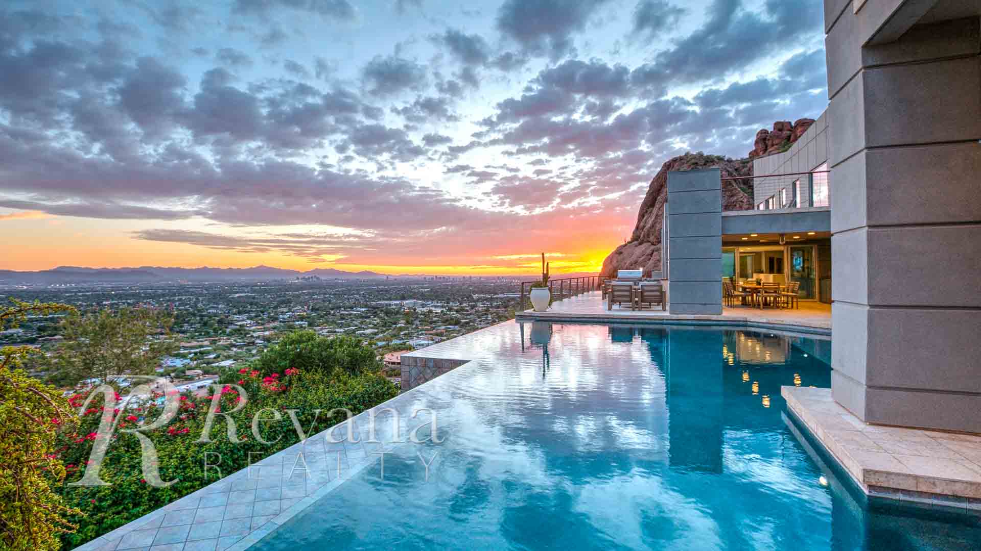 luxury vacation rental with city views
