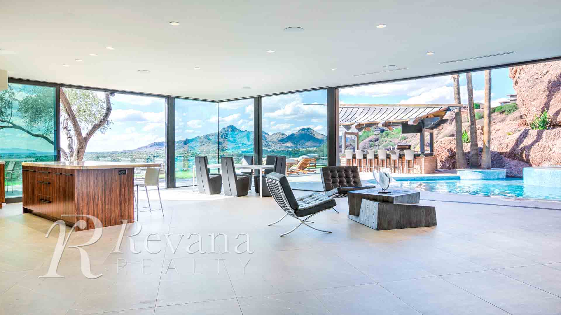 luxury vacation rental living space
